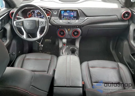 2021 Chevrolet Blazer Rs из США, поврежденный, VIN 3GNKBKRS8MS571390